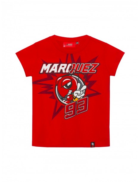 T-shirt Enfant Rouge Cartoon Ant Marc Marquez - MM93