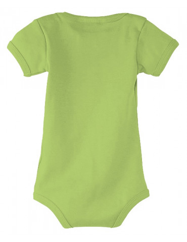Body Bébé Motard - Vue de dos - couleur vert