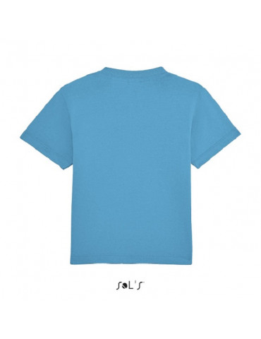 Tee-shirt Bébé Motard Mosquitos - vue de dos - couleur bleu