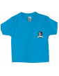 Tee Shirt Bébé Motard Mosquitos -  Personnalisable - Face bleu