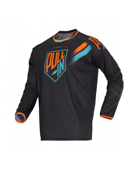 Maillot Tout Terrain Challenger Black - Pull-In - Vue de face