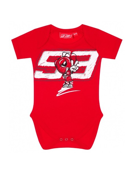 Body Bébé Red Ant - Marc Marquez - vue de face - 2083003