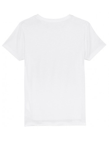 T-Shirt Enfant Go Fast or Go Home - Bébé Motard - Vue de dos -  blanc