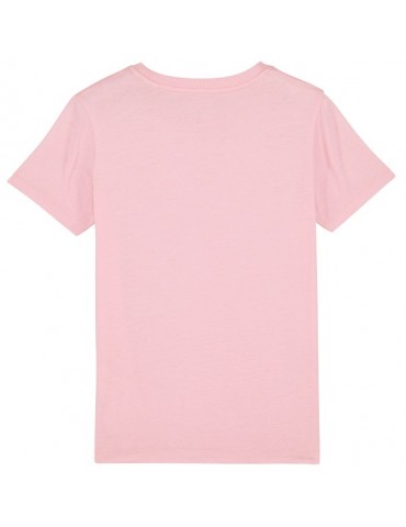 T-Shirt Enfant Go Fast or Go Home - Bébé Motard - Vue de dos -  rose