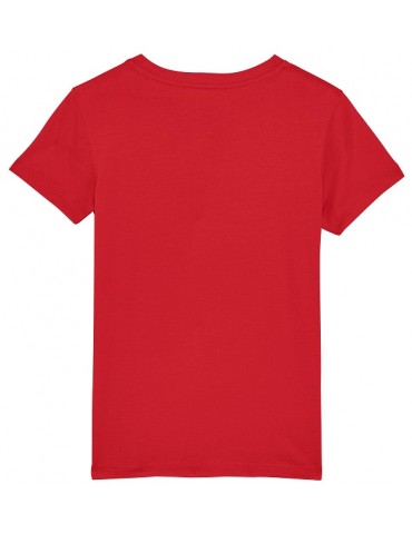 T-Shirt Enfant Go Fast or Go Home - Bébé Motard - Vue de dos -  rouge