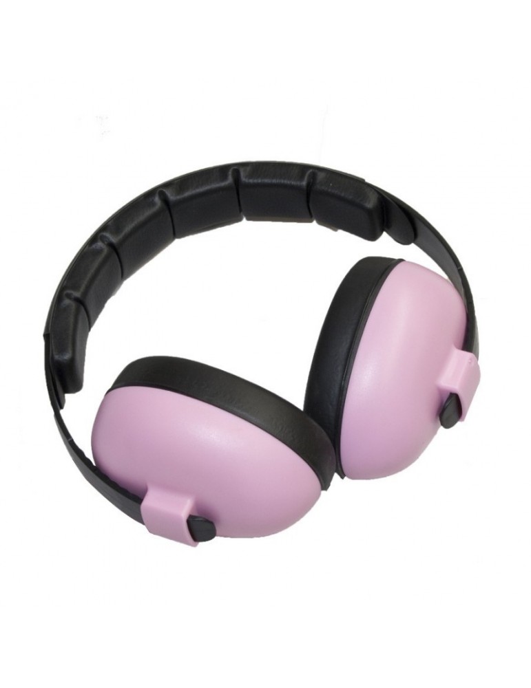 Casque anti-bruit bébé rose Banz