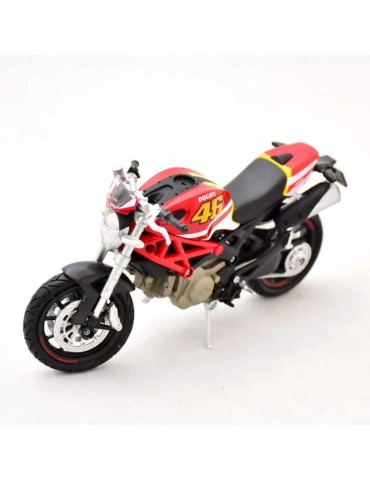 Modèle réduit Ducati Monster 796 Valentino Rossi - VR46 - vue de dessus