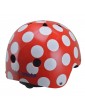 Casque Red and Dotty Kiddimoto vue arrière