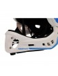 Casque IKON Kiddimoto Bleu Blanc - détail mentonnière