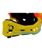 Casque IKON Kiddimoto Orange Jaune - Détail mentonnière