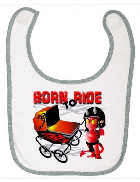 Bavoir Bébé Born To Ride - Bébé Motard