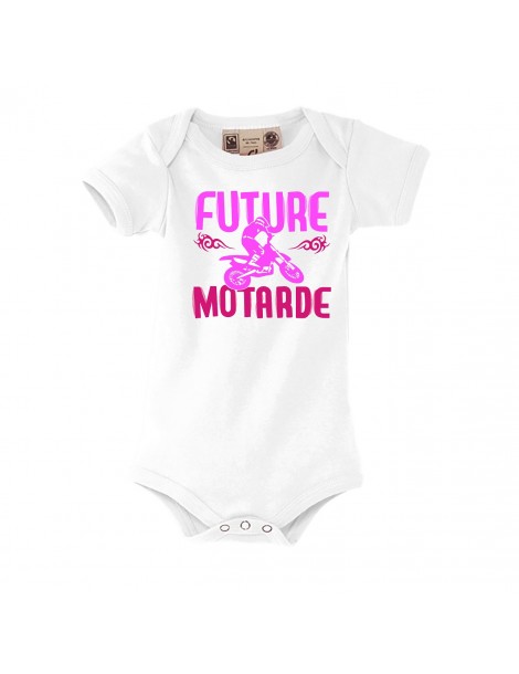 Body Future Motarde - Vue de face - Blanc